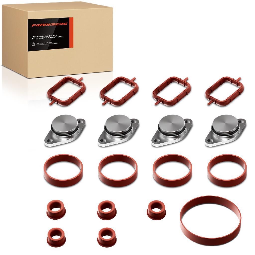 1x Ansaugbrücke Dichtungssatz für BMW E46 E90 E91 E60 E61 E83 E70
