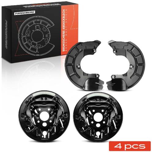 Frankberg 4x Ankerblech Bremsscheibe Vorne und Hinten für VW Polo 6C1 6R1 Skoda Roomster 5J Bild Frankberg 4x Ankerblech Bremsscheibe Vorne und Hinten für VW Polo 6C1 6R1 Skoda Roomster 5J