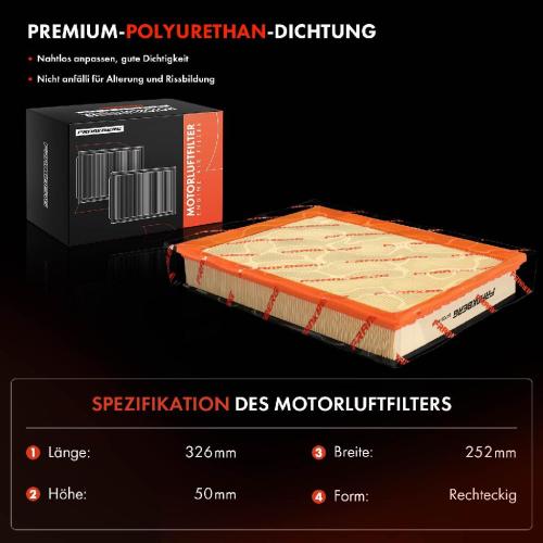 2x Luftfilter Filtereinsatz für Opel Vectra C Z02 Signum Fiat Croma 1.6L 1.8L Bild 2x Luftfilter Filtereinsatz für Opel Vectra C Z02 Signum Fiat Croma 1.6L 1.8L