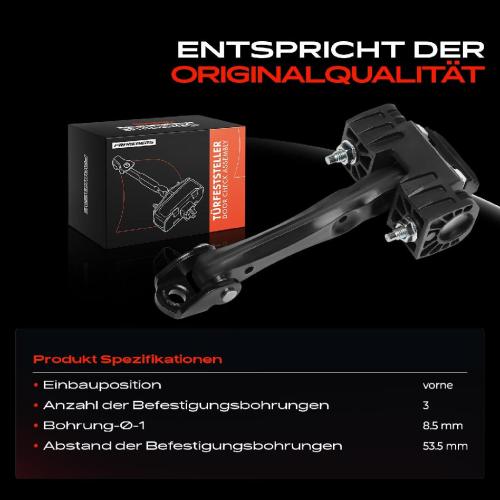 1x Türfeststeller Türfangband Türstopper Vorne für Citroën C4 I LC 1.4L 1.6L 2.0L 2004-2011 Bild 1x Türfeststeller Türfangband Türstopper Vorne für Citroën C4 I LC 1.4L 1.6L 2.0L 2004-2011