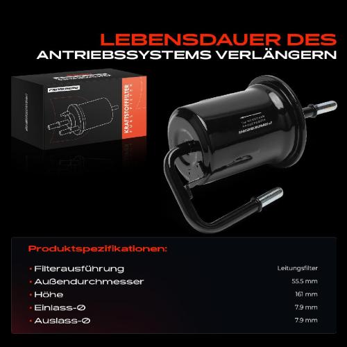 1x Kraftstofffilter für Mazda MX-5 II NB 1.6L 1.8L 1998-2005 Bild 1x Kraftstofffilter für Mazda MX-5 II NB 1.6L 1.8L 1998-2005