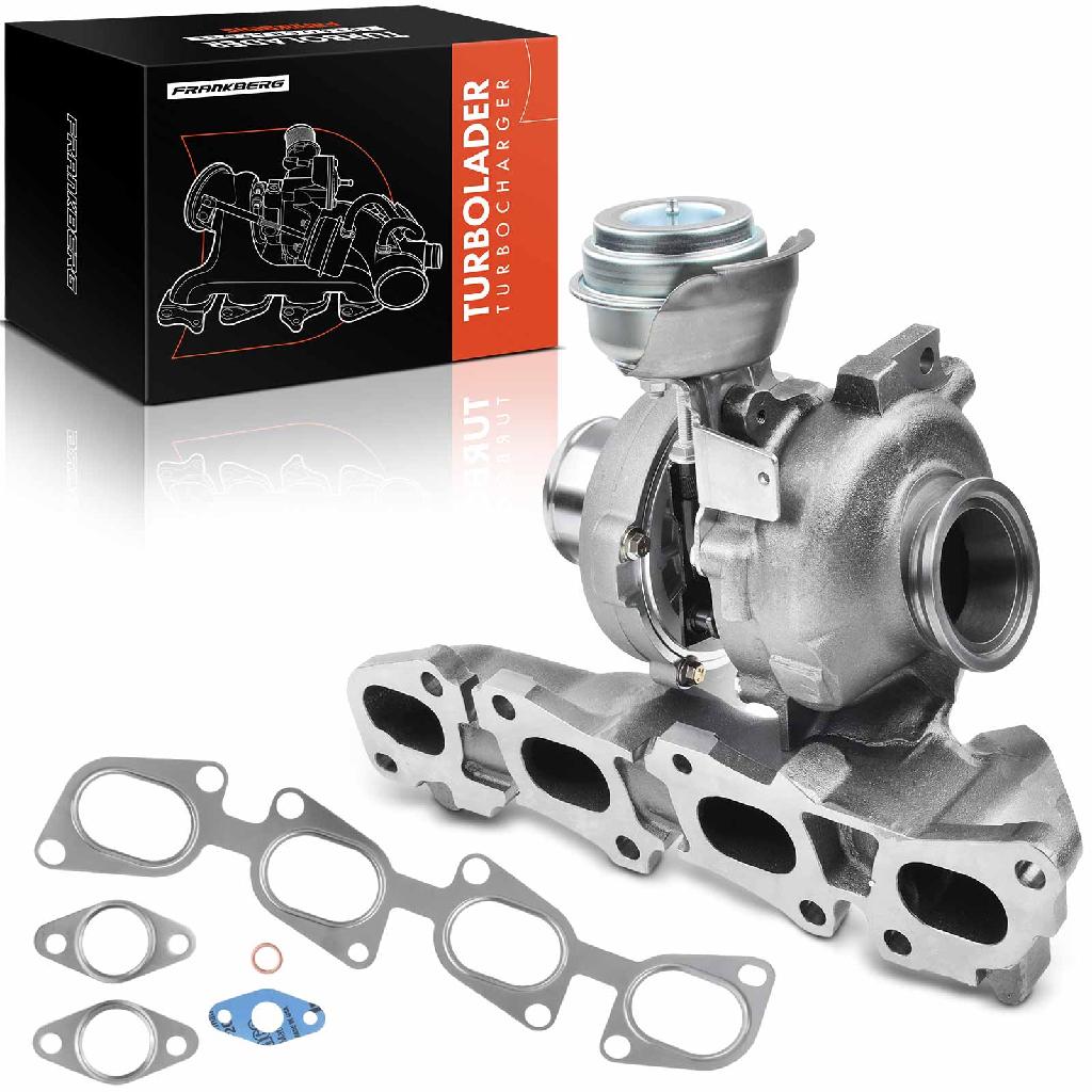 Frankberg 1x Turbolader Abgaskrümmer Einheit für Fiat Croma Opel Astra H Caravan GTC Kasten/Kombi Twintop Signum Saab
