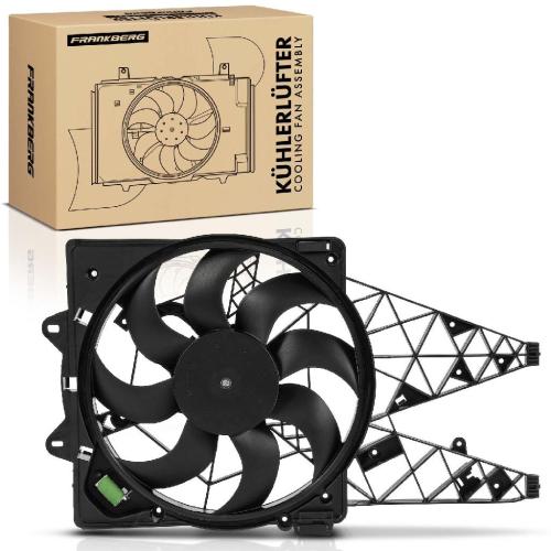 Frankberg 1x Motorkühller Einfachlüfter mit Kühlerlüfterrahmen Fiat Doblo Cargo Opel Combo 1.4L 1.6L 2.0L Bild Frankberg 1x Motorkühller Einfachlüfter mit Kühlerlüfterrahmen Fiat Doblo Cargo Opel Combo 1.4L 1.6L 2.0L
