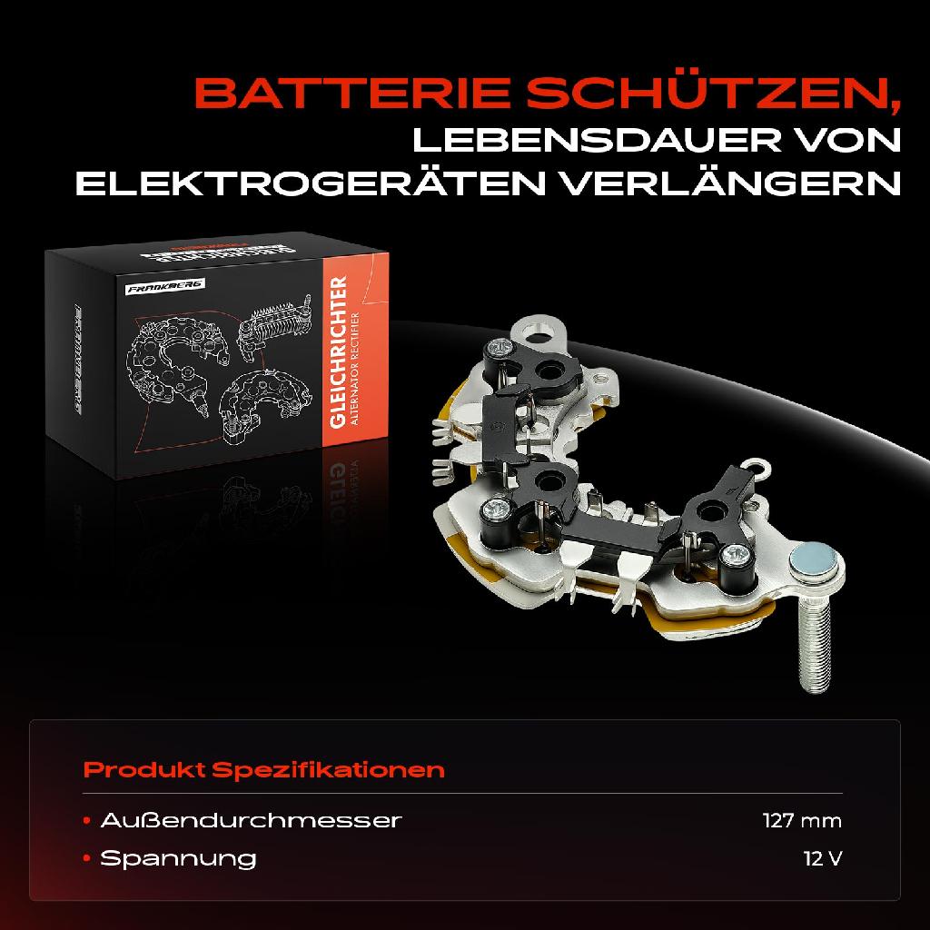 1x Gleichrichter Generator für Opel Astra H Caravan GTC Combo Tour Corsa
