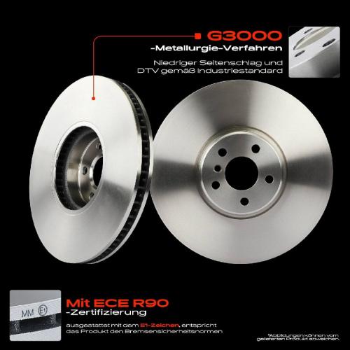 Frankberg 2x Bremsscheiben Vorderachse für BMW G20 G28 G80 F90 G30 G31 G32 G11 G12 F91 Bj ab 2015 Bild Frankberg 2x Bremsscheiben Vorderachse für BMW G20 G28 G80 F90 G30 G31 G32 G11 G12 F91 Bj ab 2015