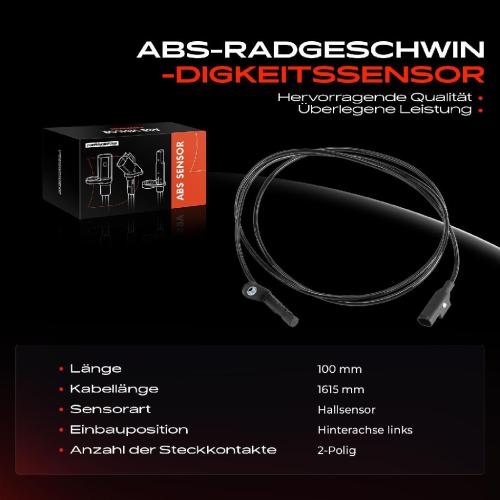 Frankberg 1x ABS Sensor Hinterachse links für VW Crafter 30-35 Bus 2E Crafter 30-50 Kasten Bus 2F 2E Mercedes-Benz Bild Frankberg 1x ABS Sensor Hinterachse links für VW Crafter 30-35 Bus 2E Crafter 30-50 Kasten Bus 2F 2E Mercedes-Benz