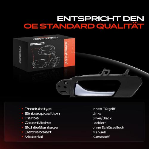 1x Türgriff Links innen für VW Golf VI 5K1 Golf VI Cabriolet 517 1.2L 1.4L 1.6L 1.8L 2.0L 2008-2016 Bild 1x Türgriff Links innen für VW Golf VI 5K1 Golf VI Cabriolet 517 1.2L 1.4L 1.6L 1.8L 2.0L 2008-2016