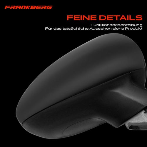 Frankberg 1x Außenspiegel Rechts für KIA Rio 3 Rio 3 Hatchback Van Rio 3 Stufenheck UB Bj ab 2011 Bild Frankberg 1x Außenspiegel Rechts für KIA Rio 3 Rio 3 Hatchback Van Rio 3 Stufenheck UB Bj ab 2011