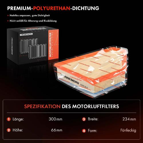 2x Luftfilter Filtereinsatz für BMW 3er E90 E91 E92 E93 1er E81 E82 E87 E88 X1 Bild 2x Luftfilter Filtereinsatz für BMW 3er E90 E91 E92 E93 1er E81 E82 E87 E88 X1