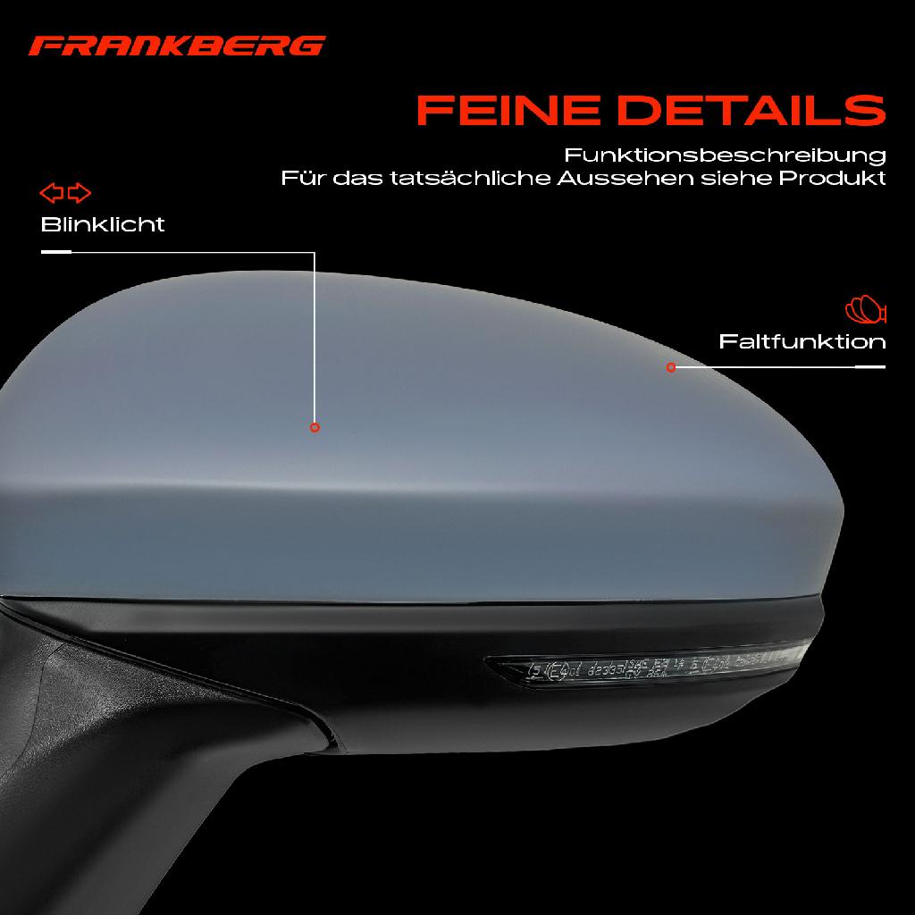 1x Außenspiegel Links für Renault Clio V B7 1.0L 1.3L 1.5L 1.6L Bj ab 2019