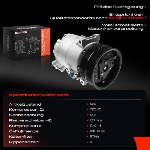 1x Klimakompressor für Alfa Romeo 159 Brera Spider 939 2.4L 2005-2012 Bild 1x Klimakompressor für Alfa Romeo 159 Brera Spider 939 2.4L 2005-2012