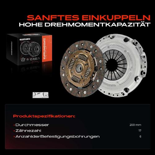 Frankberg 1x Kupplungssatz für Ford B-Max JK B-Max Van Fiesta VI CB1 CCN Fiesta VI Van KA FK UK KA Stufenheck FK TK Bild Frankberg 1x Kupplungssatz für Ford B-Max JK B-Max Van Fiesta VI CB1 CCN Fiesta VI Van KA FK UK KA Stufenheck FK TK