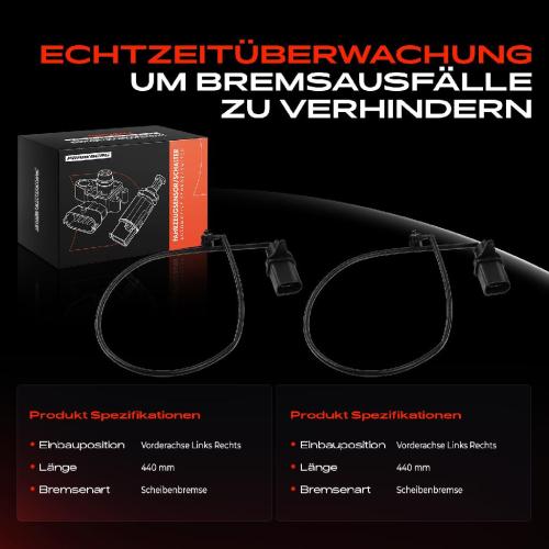 Frankberg 2x Warnkontakt Bremsbelagverschleiß Vorderachse für VW Passat Variant 3B6 3B3 3B5 1.9L 1.6L 2.0L Bild Frankberg 2x Warnkontakt Bremsbelagverschleiß Vorderachse für VW Passat Variant 3B6 3B3 3B5 1.9L 1.6L 2.0L