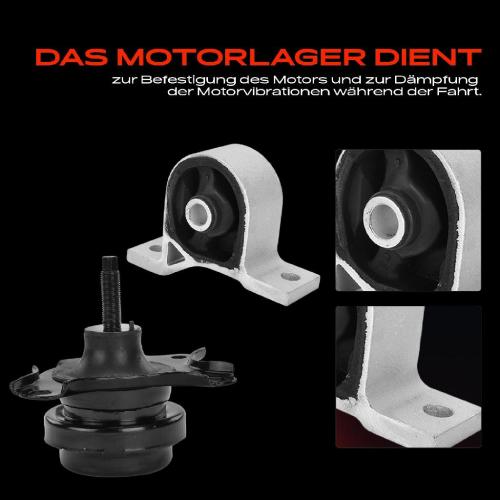 2x Motorlager Vorne Links für Honda Civic 7 VII Hatchback EP EU ES ET 1.4L 1.6L Bild 2x Motorlager Vorne Links für Honda Civic 7 VII Hatchback EP EU ES ET 1.4L 1.6L