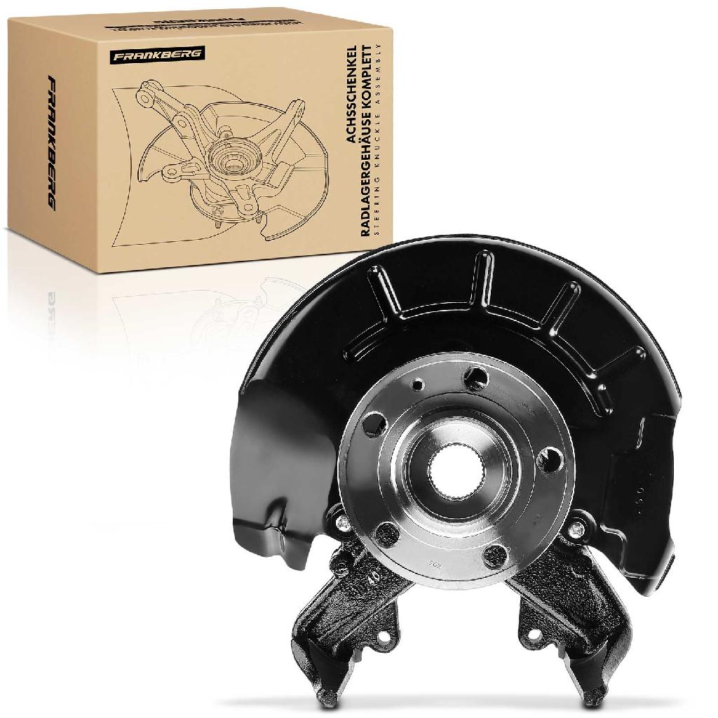 1x Achsschenkel Radlagergehäuse Komplett Vorderachse Links für VW Polo 9N 6R Audi A1 8X A2 Seat Skoda