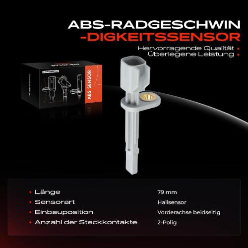 Frankberg 1x ABS Sensor Vorderachse beidseitig f r Polestar 1 2 Volvo C40 S60 III S90 II V60 Cross Country V90 Kombi Bild Frankberg 1x ABS Sensor Vorderachse beidseitig f r Polestar 1 2 Volvo C40 S60 III S90 II V60 Cross Country V90 Kombi