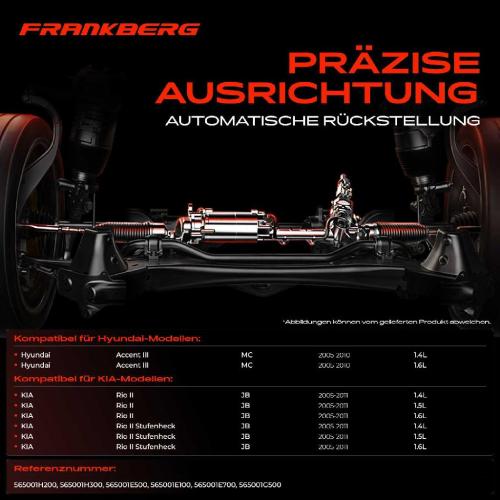 1x Lenkgetriebe Servolenkgetriebe für Hyundai Accent III MC KIA Rio II JB 1.4L-1.6L Bild 1x Lenkgetriebe Servolenkgetriebe für Hyundai Accent III MC KIA Rio II JB 1.4L-1.6L