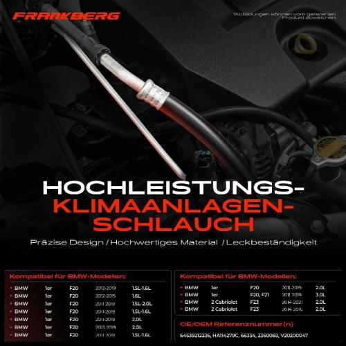 1x Hochdruckleitung Klimaanlage für BMW 3er F30 F80 1er F20 F21 F22 F33 Bild 1x Hochdruckleitung Klimaanlage für BMW 3er F30 F80 1er F20 F21 F22 F33