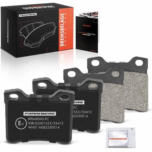4x Bremsbeläge Hinterachse für Peugeot 406 Break Coupe 605 607 8B 8E/F 8C 1989-2004 Bild 4x Bremsbeläge Hinterachse für Peugeot 406 Break Coupe 605 607 8B 8E/F 8C 1989-2004