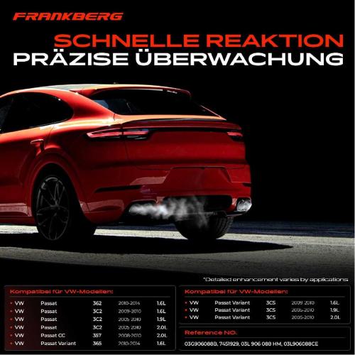 Frankberg 1x Abgastemperatursensor für VW Passat Variant CC 3C2 3C5 357 2.0L Bild Frankberg 1x Abgastemperatursensor für VW Passat Variant CC 3C2 3C5 357 2.0L