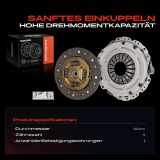 1x Kupplungssatz für Alfa Romeo 159 Sportwagon Fiat Croma Opel Astra H Caravan GTC Stufenheck Twintop Signum