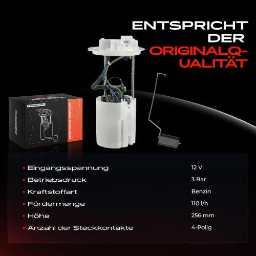 1x Kraftstoffpumpe für Lancia Ypsilon 312 1.2L Bj ab 2011 Bild 1x Kraftstoffpumpe für Lancia Ypsilon 312 1.2L Bj ab 2011