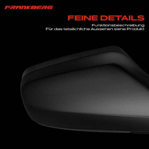 Frankberg 1x Außenspiegel Rechts für Opel Astra G Caravan Kasten/Kombi T98 F70 1998-2009 Bild Frankberg 1x Außenspiegel Rechts für Opel Astra G Caravan Kasten/Kombi T98 F70 1998-2009