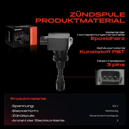 Frankberg 1x Z ndmodul Z ndspule f r Mazda 5 6 Hatchback Kombi Station Wagon Stufenheck MX-5 III 1.8L 2.0L Bj ab 2005 Bild Frankberg 1x Z ndmodul Z ndspule f r Mazda 5 6 Hatchback Kombi Station Wagon Stufenheck MX-5 III 1.8L 2.0L Bj ab 2005