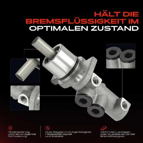 1x Hauptbremszylinder Bremszylinder für VW Passat 3B Audi A4 A6 Porsche 911 Boxster Bild 1x Hauptbremszylinder Bremszylinder für VW Passat 3B Audi A4 A6 Porsche 911 Boxster