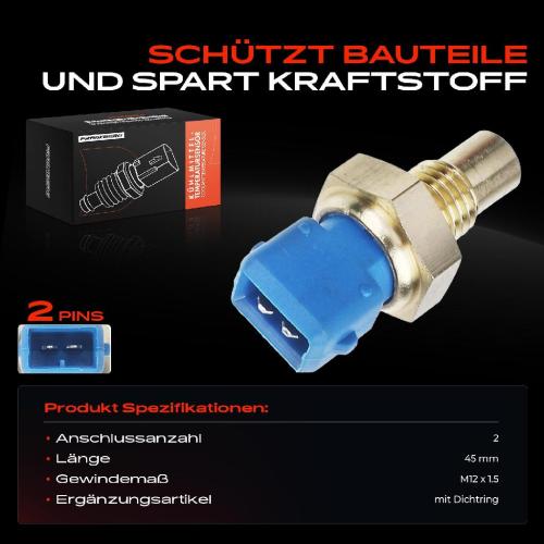 Frankberg 1x Kühlmitteltemperatur Sensor Temperatursensor für Chevrolet Aveo Matiz Spark Opel Bild Frankberg 1x Kühlmitteltemperatur Sensor Temperatursensor für Chevrolet Aveo Matiz Spark Opel