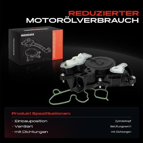 1x Ölabscheider Kurbelgehäuseentlüftung für VW Golf VII Tiguan Audi A3 8V Q2 Q3 Skoda Seat Bild 1x Ölabscheider Kurbelgehäuseentlüftung für VW Golf VII Tiguan Audi A3 8V Q2 Q3 Skoda Seat