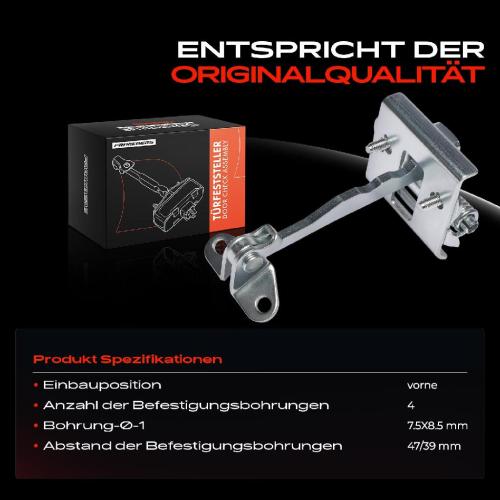 1x Türfeststeller Türfangband Türstopper Vorne für Fiat Ulysse Citroën C8 Van Lancia Phedra Peugeot 807 Bild 1x Türfeststeller Türfangband Türstopper Vorne für Fiat Ulysse Citroën C8 Van Lancia Phedra Peugeot 807