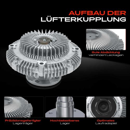 1x Lüfterkupplung Kühlerlüfte für Toyota Land Cruiser J7 2.4L 3.4L Bild 1x Lüfterkupplung Kühlerlüfte für Toyota Land Cruiser J7 2.4L 3.4L