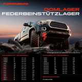 1x Domlager Federbeinstütz lager für VW Golf I Cabriolet Caddy Jetta Scirocco