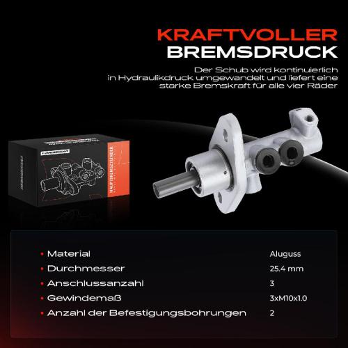 1x Hauptbremszylinder Bremszylinder für Ford Maverick UDS UNS Nissan Terrano II R20 Bild 1x Hauptbremszylinder Bremszylinder für Ford Maverick UDS UNS Nissan Terrano II R20