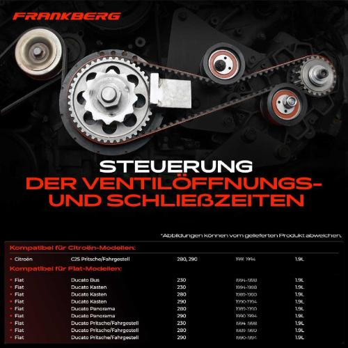 1x Zahnriemensatz Zahnriemen für Fiat Ducato 230 Panorama 280 Citroën C25 290 1.9L Bild 1x Zahnriemensatz Zahnriemen für Fiat Ducato 230 Panorama 280 Citroën C25 290 1.9L
