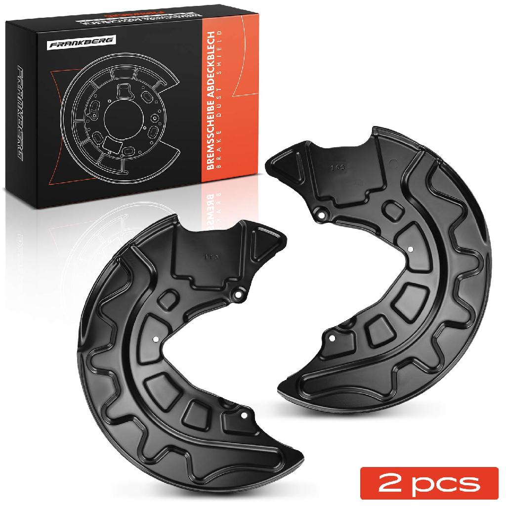 Frankberg 2x Ankerblech Bremsscheibe Vorderachse Beidseitig für VW Golf 7 Passat Audi A3 Seat Leon Skoda