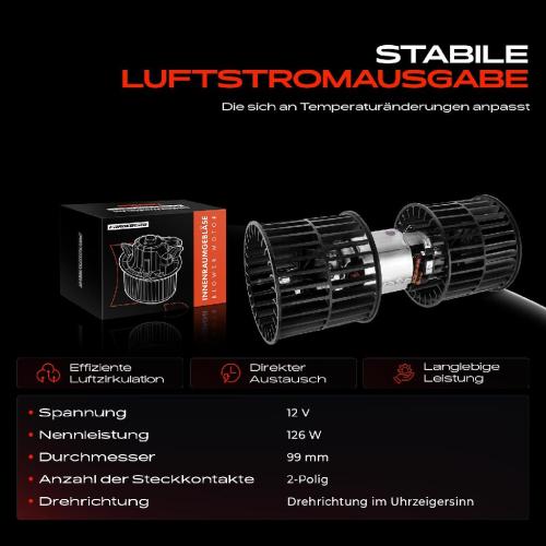 Frankberg 1x Gebläsemotor Innenraumgebläse für Mercedes-Benz SL R107 1971-1989 C107 1972-1981 Bild Frankberg 1x Gebläsemotor Innenraumgebläse für Mercedes-Benz SL R107 1971-1989 C107 1972-1981