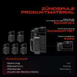 6x Zündspule? Zündkerze für Mercedes-Benz W169 W245 W202 W203 CL203 S202 S203 C208 C209 A208 A209 C219 W210