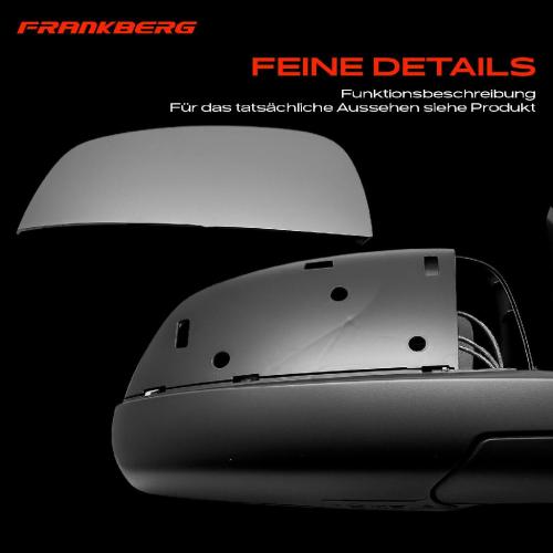 Frankberg 1x Außenspiegel Rechts für Opel Meriva X03 1.2L 1.4L 1.6L 1.7L 1.8L 2003-2010 Bild Frankberg 1x Außenspiegel Rechts für Opel Meriva X03 1.2L 1.4L 1.6L 1.7L 1.8L 2003-2010