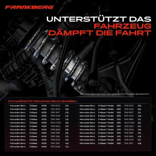 Frankberg 2x Fahrwerksfeder Hinterachse für Mercedes-Benz E-Klasse W210 T-Model S210 1995-2002 Bild Frankberg 2x Fahrwerksfeder Hinterachse für Mercedes-Benz E-Klasse W210 T-Model S210 1995-2002