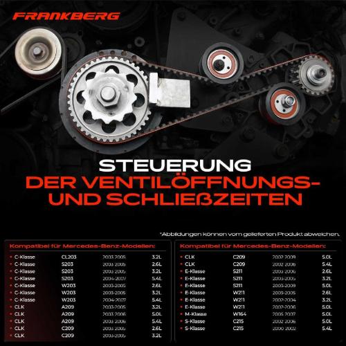 Frankberg 1x Keilrippenriemensatz für Mercedes-Benz W203 W211 S211 A209 C209 Bild Frankberg 1x Keilrippenriemensatz für Mercedes-Benz W203 W211 S211 A209 C209