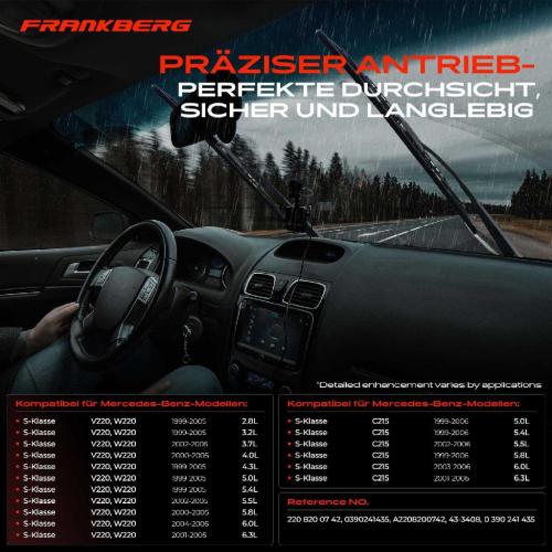 1x Wischermotor Scheibenwischermotor Vorne für Mercedes-Benz S-Klasse W220 S-Klasse Coupe C215 Bild 1x Wischermotor Scheibenwischermotor Vorne für Mercedes-Benz S-Klasse W220 S-Klasse Coupe C215