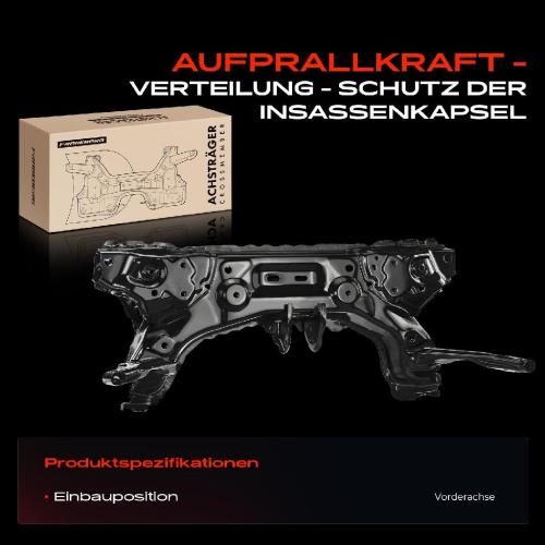 1x Achskörper Achsträger Motorträger Vorderachse für Ford Fiesta VI CB1 CCN Mazda 2 DE DH 2008-2017 Bild 1x Achskörper Achsträger Motorträger Vorderachse für Ford Fiesta VI CB1 CCN Mazda 2 DE DH 2008-2017
