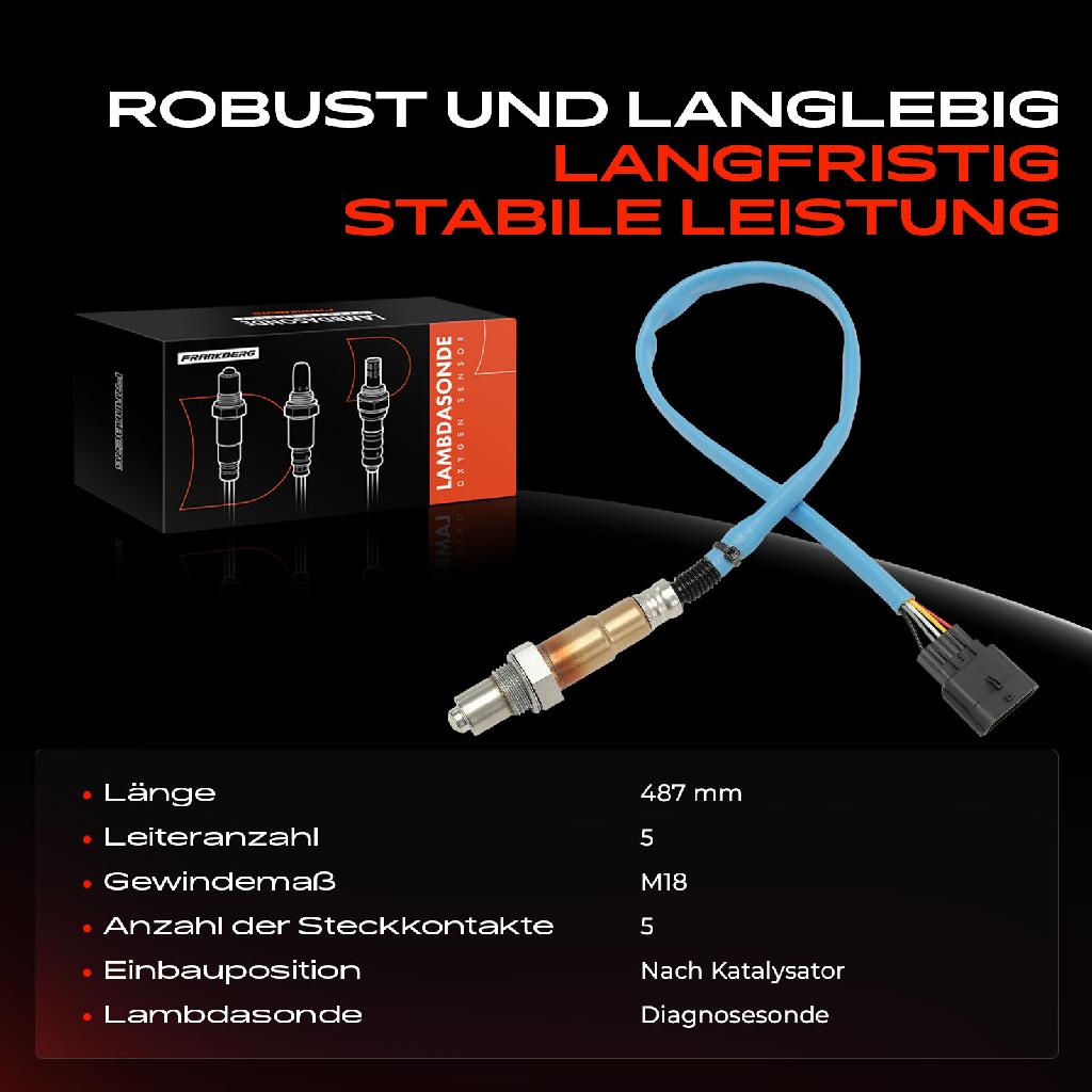 1x Lambdasonde Diagnosesonde Nach Katalysator für Renault Megane IV Grandtour Schrägheck K9A/M/N/B9A