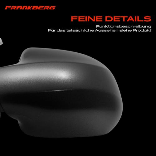 Frankberg 1x Außenspiegel Links für Dacia Logan MCV Sandero 0.9L 1.0L 1.2L 1.5L 1.6L 2012-2025 Bild Frankberg 1x Außenspiegel Links für Dacia Logan MCV Sandero 0.9L 1.0L 1.2L 1.5L 1.6L 2012-2025
