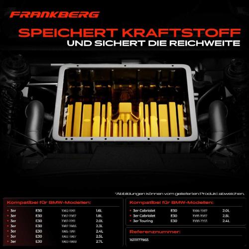 1x Kraftstofftank Kraftstoffbehälter für BMW 3er Cabriolet E30 1.6L-2.7L Bild 1x Kraftstofftank Kraftstoffbehälter für BMW 3er Cabriolet E30 1.6L-2.7L
