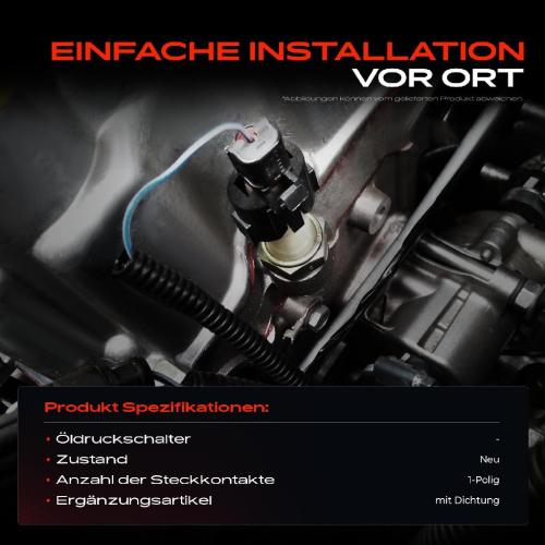1x Öldruckschalter für Skoda Fabia I 6Y2 Combi Praktik 6Y5 Stufenheck 6Y3 Octavia I Bild 1x Öldruckschalter für Skoda Fabia I 6Y2 Combi Praktik 6Y5 Stufenheck 6Y3 Octavia I
