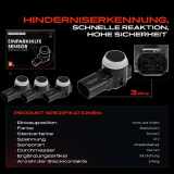 4x Parksensor PDC Sensor Vorne und Hinten für Citroën C3 SX C4 Peugeot 208 308 2008