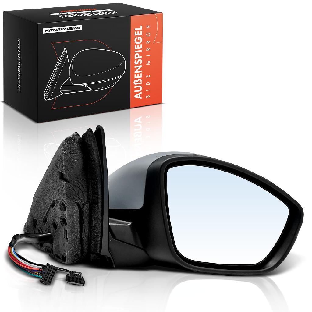 Frankberg 1x Außenspiegel Rechts für Opel Corsa F P2JO Peugeot 208 II UB UJ UP UW Bj ab 2019